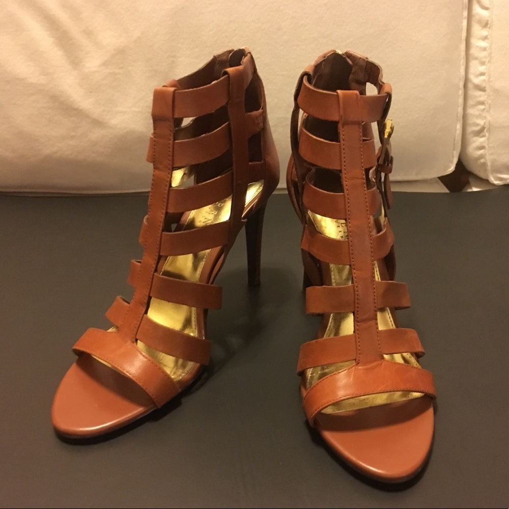 Lauren Ralph Lauren Heels Leather Sz 9